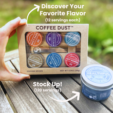 Load image into Gallery viewer, Coffee Dust Flavor Expedition Kit | 72 servings