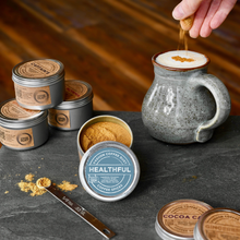 Load image into Gallery viewer, Healthful Coffee Dust being dusted on coffee