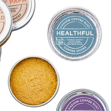 Load image into Gallery viewer, Artful pic of Healthful Coffee Dust