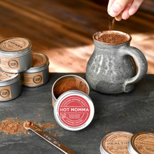 Load image into Gallery viewer, Hot Momma Coffee Dust being dusted on coffee