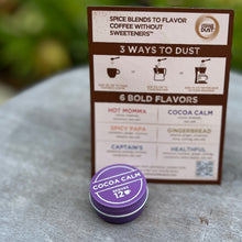 Load image into Gallery viewer, Cocoa Calm mini-tin with instruction card