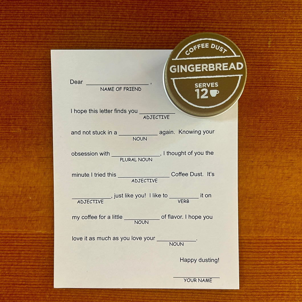 Gift a Friend: Coffee Dust Mini-Tin | 12 servings