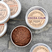 Load image into Gallery viewer, Cocoa Calm Coffee Dust - cocoa, lavender, sea salt
