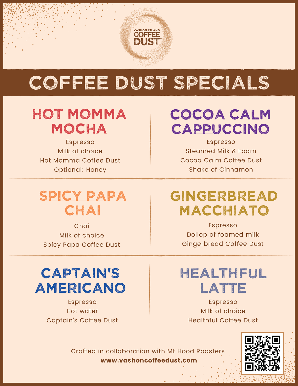 Coffee Dust Starter Kit for Coffee Shops
