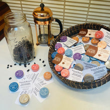 Load image into Gallery viewer, Custom Printed Coffee Dust | Buzz-worthy Trade Show Giveaways for Coffee Lovers
