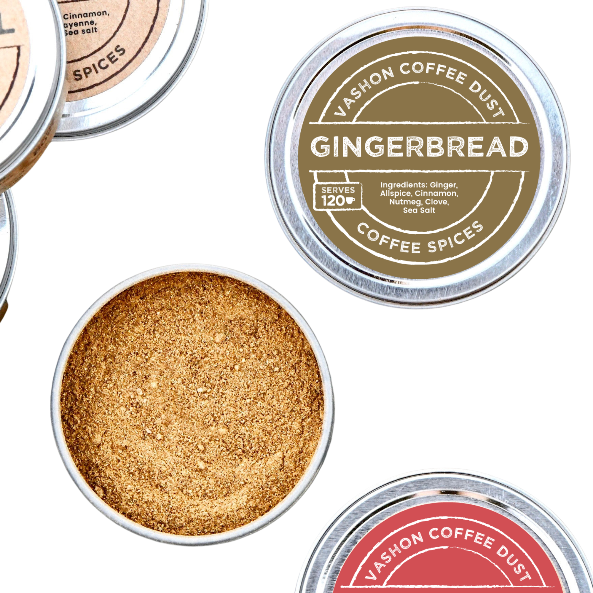Gingerbread Coffee Dust | 120 servings | Coffee Flavoring using