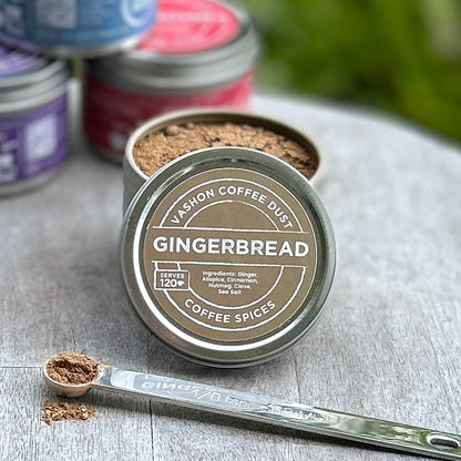 Gingerbread tin and spoon