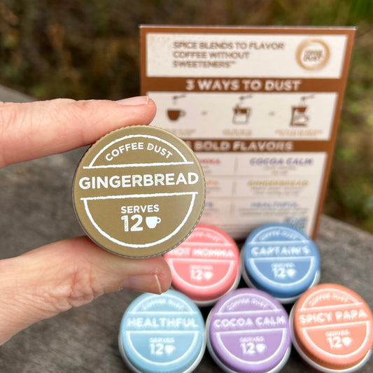 Individual Mini-Tins | 12 servings | Sample Any Coffee Dust Flavor