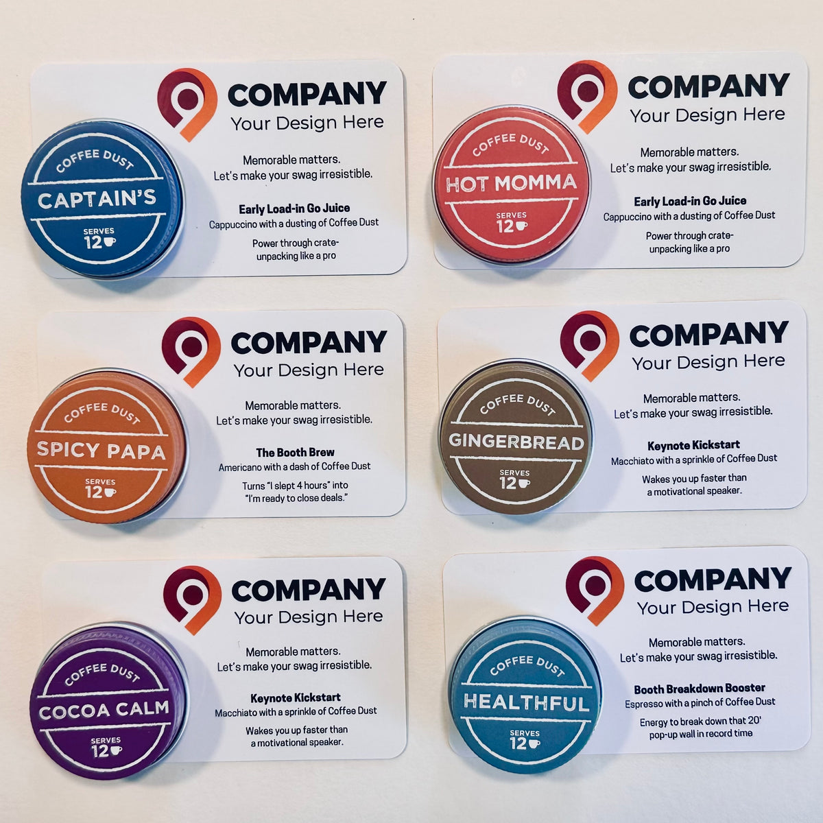 Custom Printed Coffee Dust | Buzz-worthy Trade Show Giveaways for Coffee Lovers