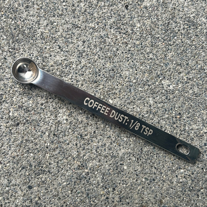 spoon with Coffee Dust engraved