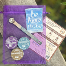 Load image into Gallery viewer, NEW: Be Here Now Coffee Dust Sampler | 3 flavors | 36 servings | Perfect Wellness Gift
