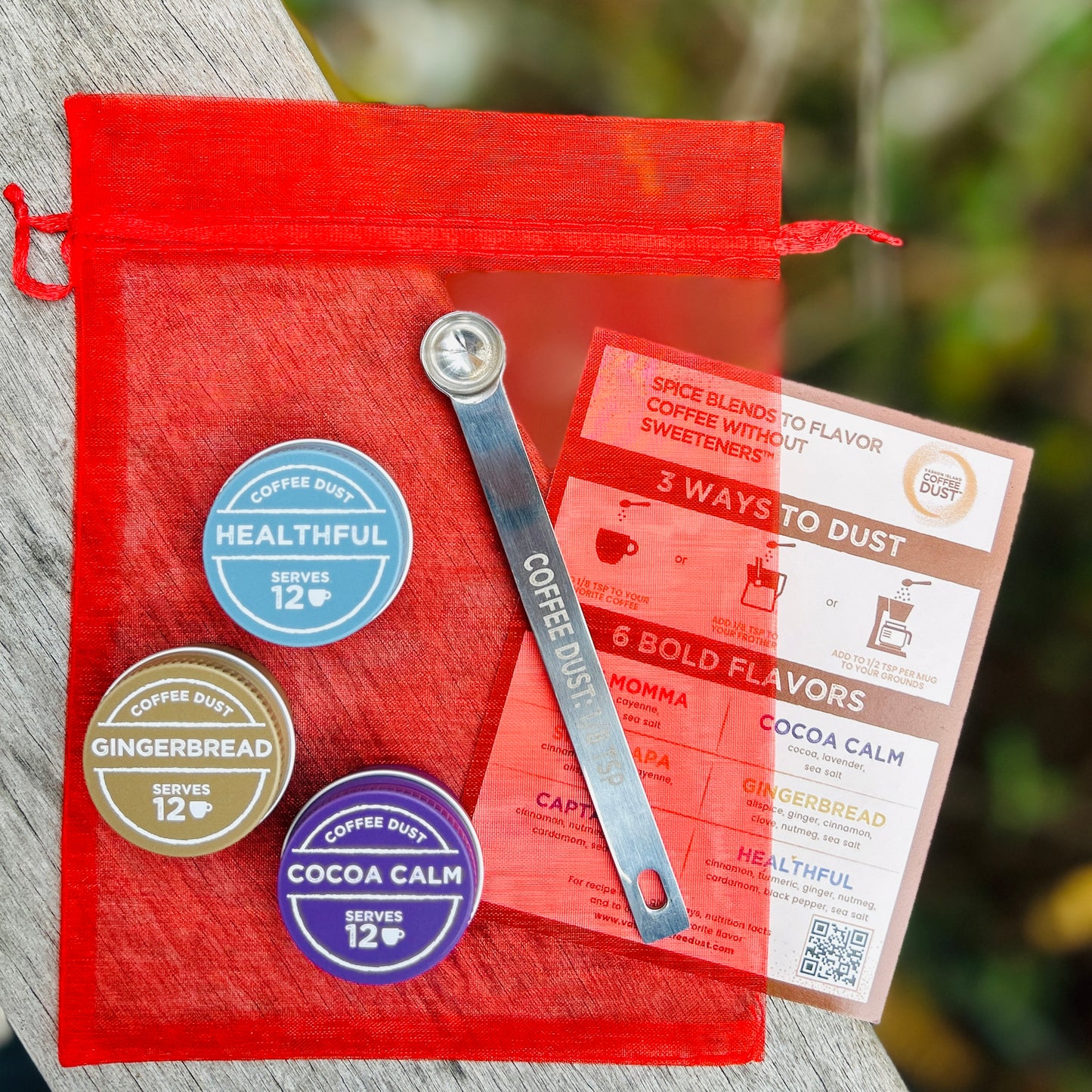 Love Brews Magic Coffee Dust Sampler | 3 flavors | 36 servings | Perfect Coffee Lover Gift