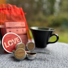 Load image into Gallery viewer, Love Brews Magic Coffee Dust Sampler | 3 flavors | 36 servings | Perfect Mother’s Day Gift
