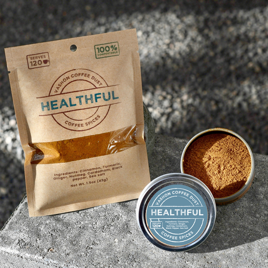 Healthful tin and refill pack
