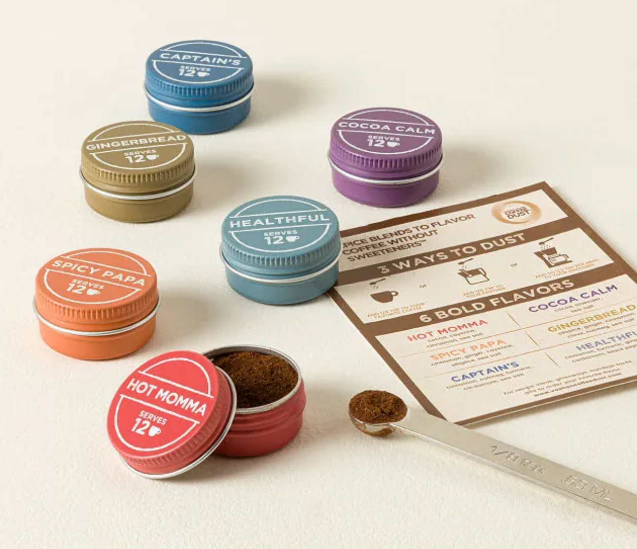 Disassembled sampler kit