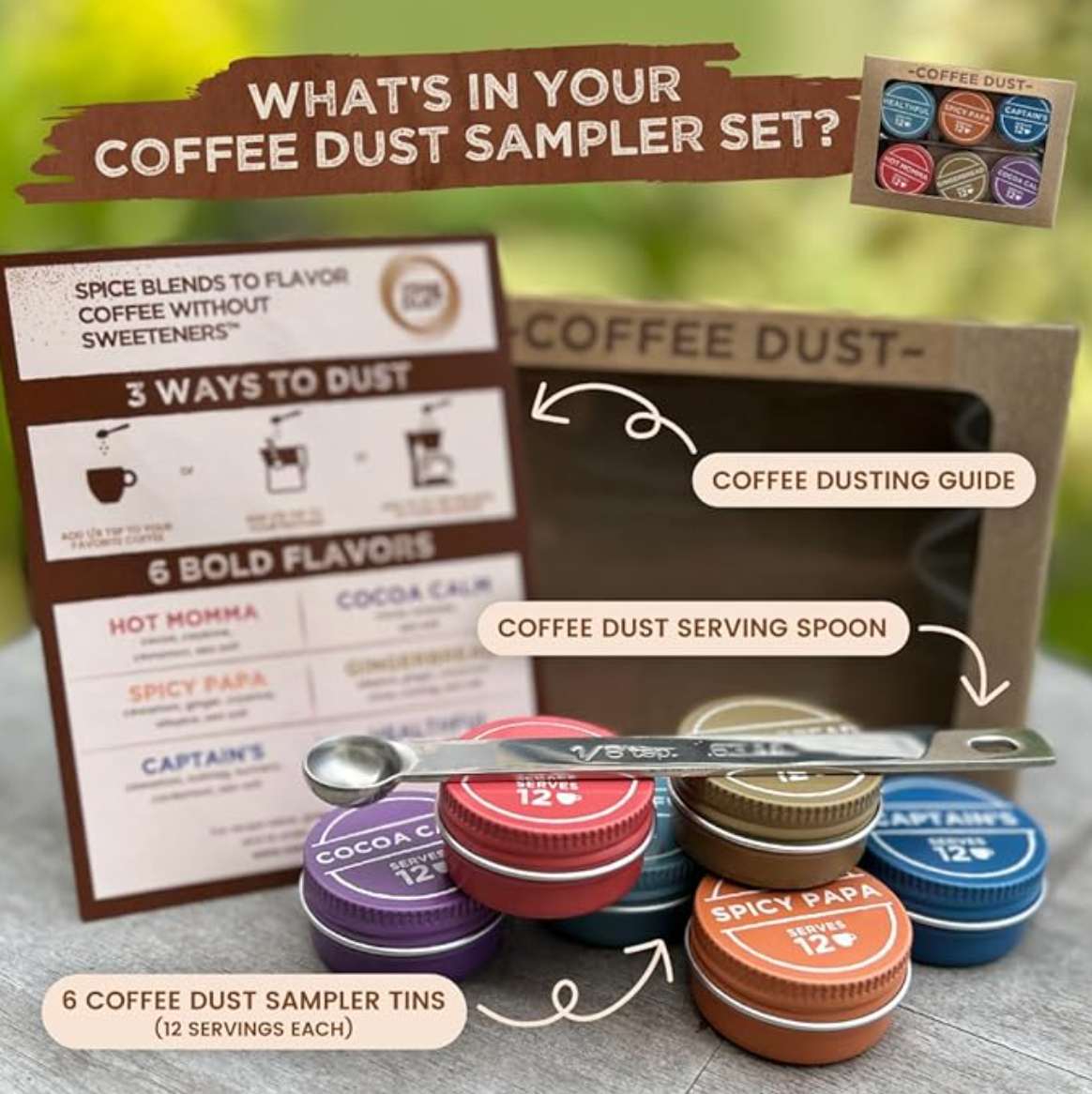 Coffee Dust Flavor Expedition Kit | 72 servings
