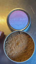 Load and play video in Gallery viewer, SPECIAL EDITION: Lusty Dust Coffee Dust | 120 servings |  Anise, Cinnamon, Ashwagandha, Maca Root, Edible Glitter
