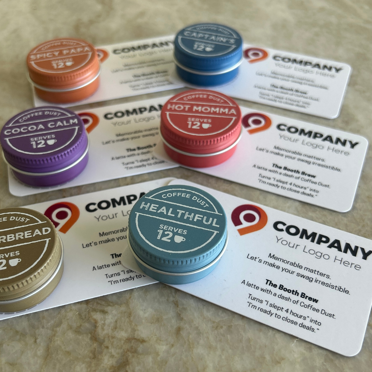 Custom Printed Coffee Dust | Buzz-worthy Trade Show Giveaways for Coffee Lovers